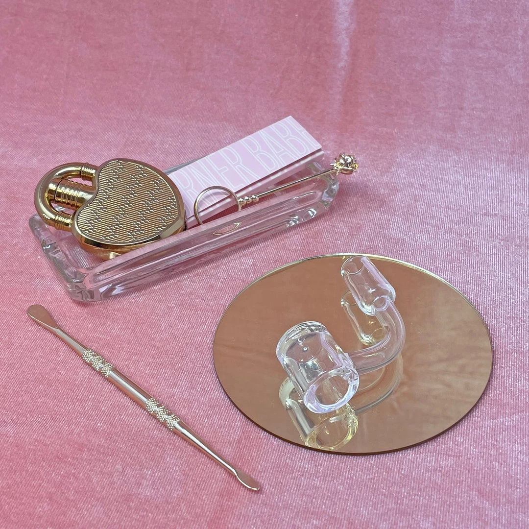 Shop Burning Love 14mm Clear Banger Pipes 4 Shop Burning Love 14mm Clear Banger Pipes