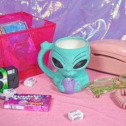 Shop Burning Love Wake And Bake Alien Mug Pipes