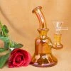 Burning Love Belle Of The Ball Water Pipe- Gold Iridescent Bongs