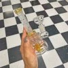 Burning Love Bongs Mini Twirl Water Pipe- Amber