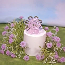 Burning Love Flower Power Water Pipe- Mint Bongs