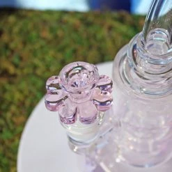 Burning Love Flower Power Water Pipe- Pink Bongs 13 Burning Love Flower Power Water Pipe- Pink Bongs