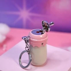 Burning Love Lighters Baby Bottle Keychain Lighter- Pink