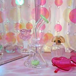Burning Love Blossom Bong- Jade Bongs