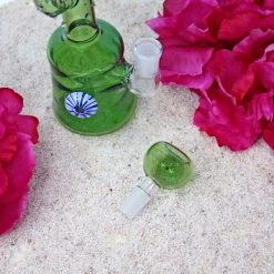 Burning Love Green Cactus Water Pipe