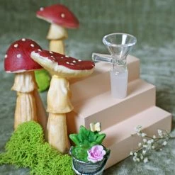 Shop Burning Love Bongs Ceramic Mushroom Bong