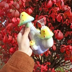 Shop Burning Love Bongs Ceramic Mushroom Bong