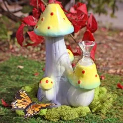 Shop Burning Love Bongs Ceramic Mushroom Bong
