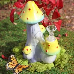 Shop Burning Love Bongs Ceramic Mushroom Bong