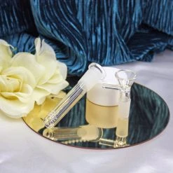 Burning Love Bongs Crystal Water Pipe- Gold 9 Burning Love Bongs Crystal Water Pipe- Gold