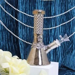 Burning Love Bongs Crystal Water Pipe- Gold 10 Burning Love Bongs Crystal Water Pipe- Gold
