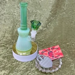Burning Love Emerald Water Pipe Bongs