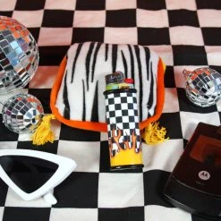 Burning Love Lighter Case- Checkerboard Flames