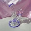 Burning Love Bongs Flower Power Water Pipe- Purple