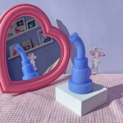 Burning Love Periwinkle Water Pipe Bongs 10 Burning Love Periwinkle Water Pipe Bongs