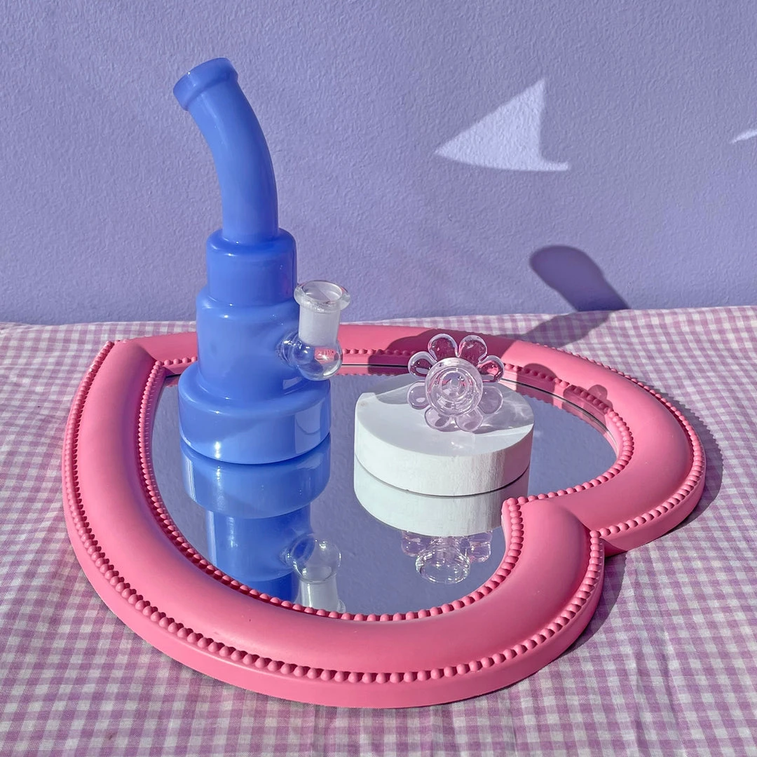 Burning Love Periwinkle Water Pipe Bongs Burning Love Periwinkle Water Pipe Bongs