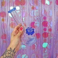 Burning Love Get A Grip Bong- Blue