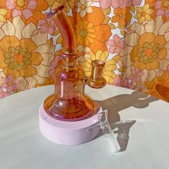 Burning Love Belle Of The Ball Water Pipe- Gold Iridescent Bongs 15 Burning Love Belle Of The Ball Water Pipe- Gold Iridescent Bongs