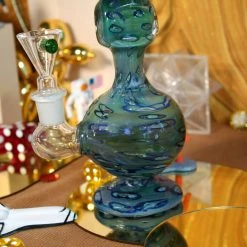 Burning Love Starry Eyed Bong- Oil Slick