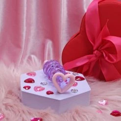 Burning Love Pipes Heart Of Glass One Hitter - Mystery Color