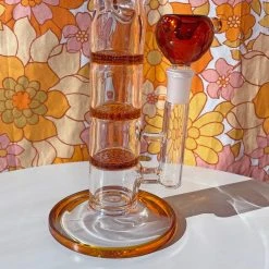 Burning Love Bongs Honeycomb Water Pipe