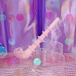 Burning Love Pipes Hubba Bubba Sherlock Pipe- Pink