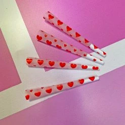 Shop Burning Love 4 Pack- Red Heart Cones