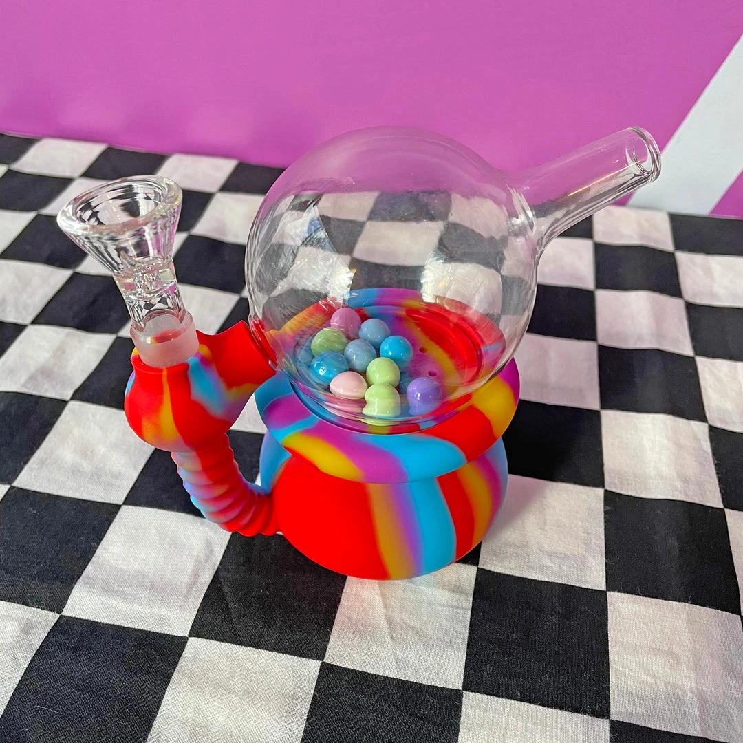 Shop Burning Love Gumball Machine Silicone Bubbler 6 Shop Burning Love Gumball Machine Silicone Bubbler