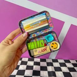 Shop Burning Love Zebra Smoking Kit Stash Boxes