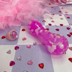 Burning Love Pink Glycerin Pipe