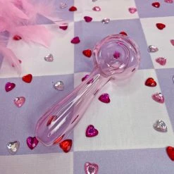 Shop Burning Love Pipes Pink Jelly Pipe