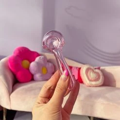 Shop Burning Love Pipes Pink Jelly Pipe