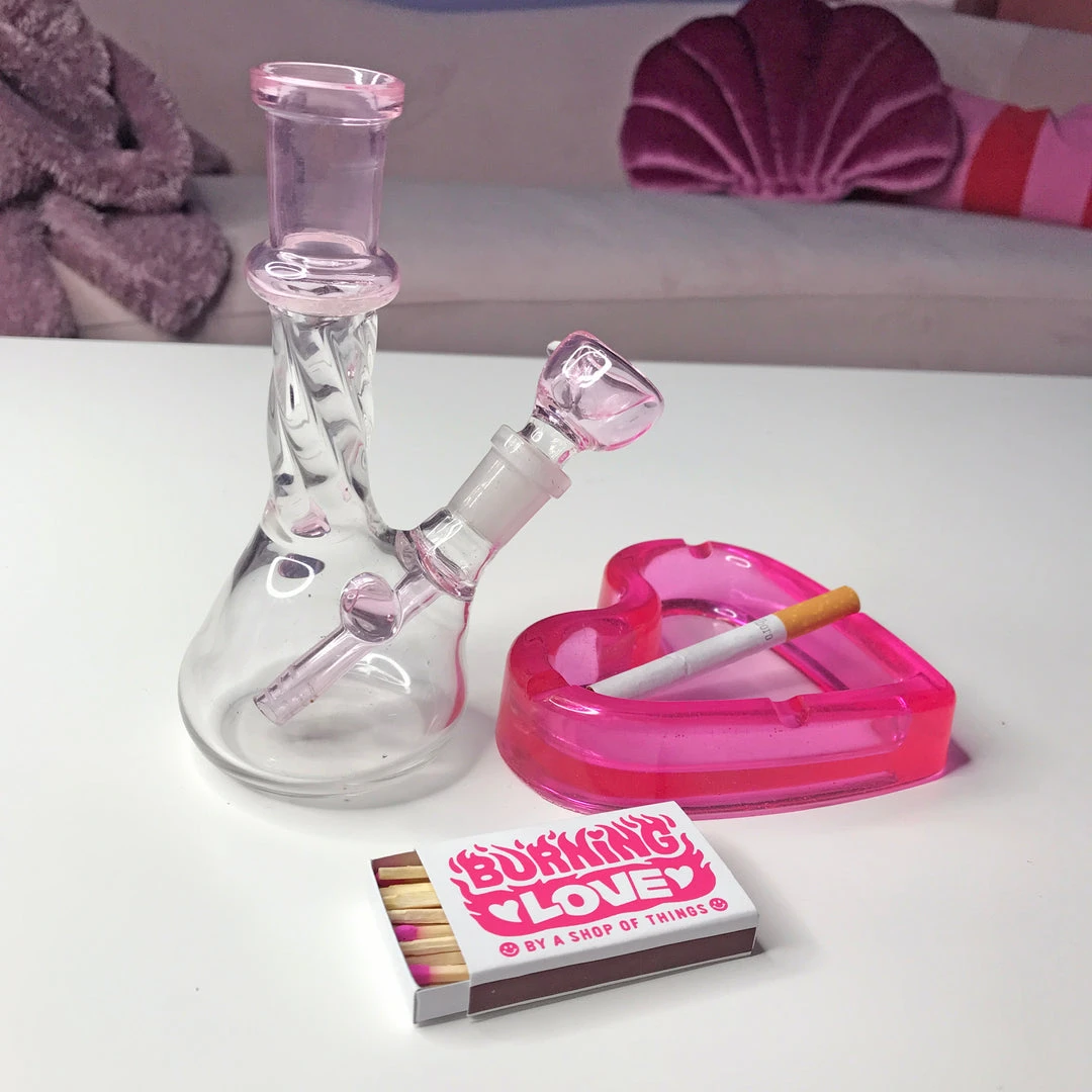 Burning Love BB Pink Water Pipe Bongs 5 Burning Love BB Pink Water Pipe Bongs