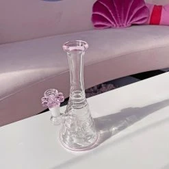 Burning Love Flower Vase Water Pipe Bongs