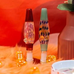 Shop Burning Love Lava Lamp Dab Straw- Jade