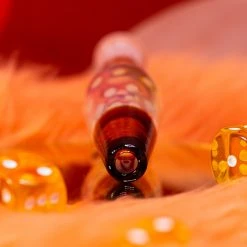 Shop Burning Love Lava Lamp Dab Straw- Amber