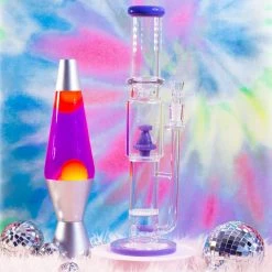 Burning Love 16.5" Heavy Hitter Bong- Lavender 14 Burning Love 16.5