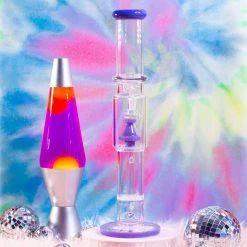 Burning Love 16.5" Heavy Hitter Bong- Lavender 17 Burning Love 16.5