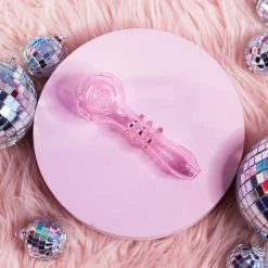 Shop Burning Love Built-In Filter Pipe- Pink