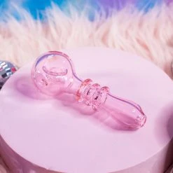 Shop Burning Love Built-In Filter Pipe- Pink