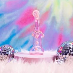 Shop Burning Love Pink Powerpuff Bubbler Pipes