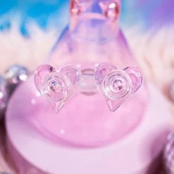 Burning Love 18" Twin Flame Bong- Pink