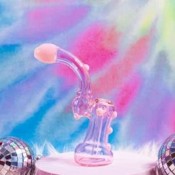 Shop Burning Love Pink Powerpuff Bubbler Pipes