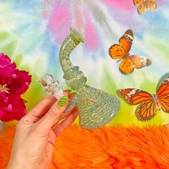 Burning Love Groovy Marbled Bong Bongs