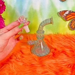 Burning Love Groovy Marbled Bong Bongs