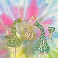 Burning Love Groovy Marbled Bong Bongs