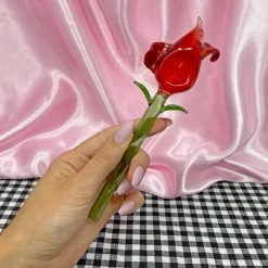 Burning Love Pipes Tulip Pipe- Red