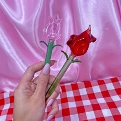 Burning Love Tulip Pipe- Pink Pipes