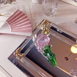 Burning Love Small Rose Bowl- Pink