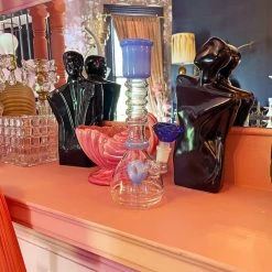 Burning Love Jade Water Pipe - Pastel Blue Bongs